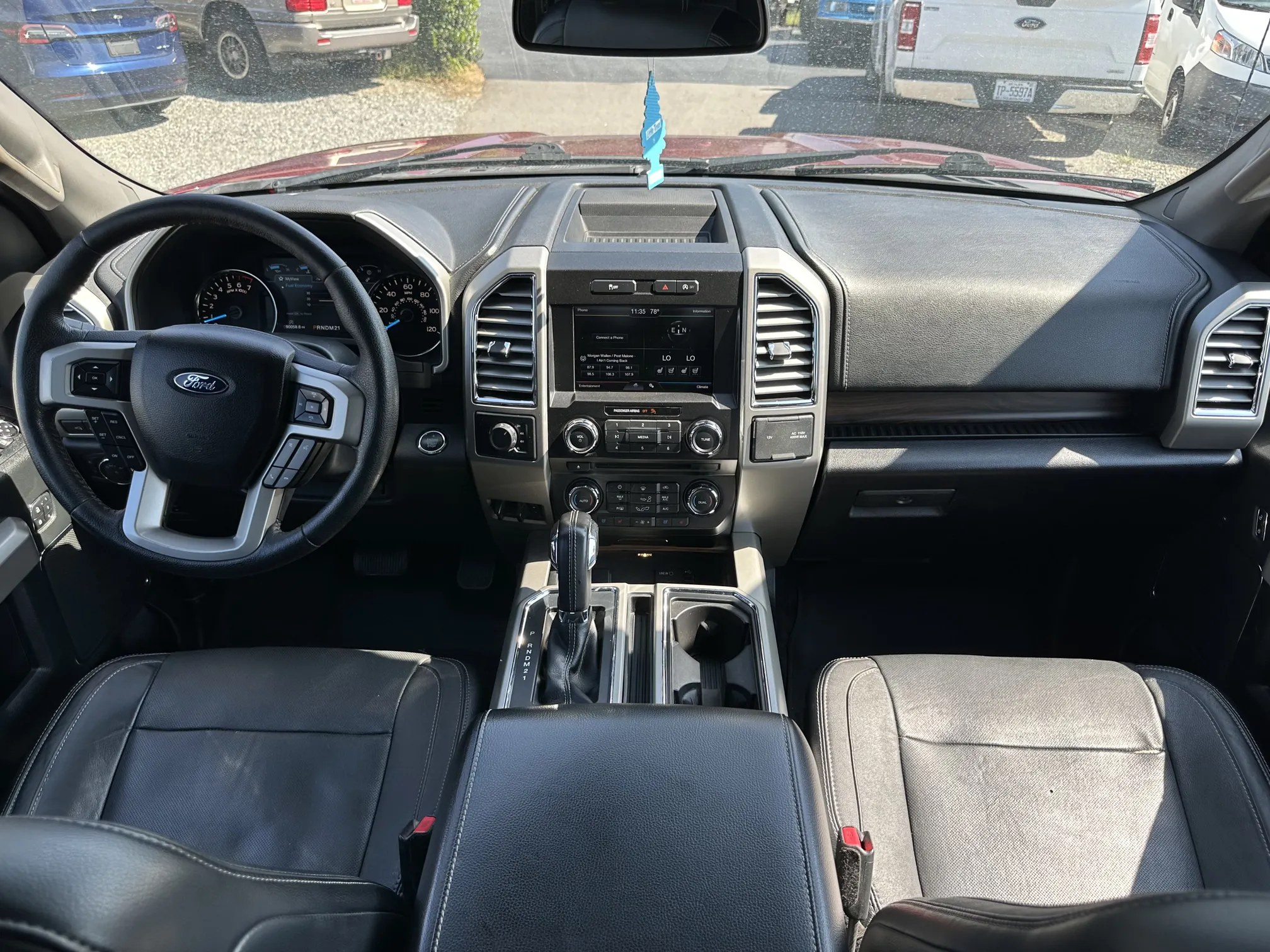 Front entertainment system