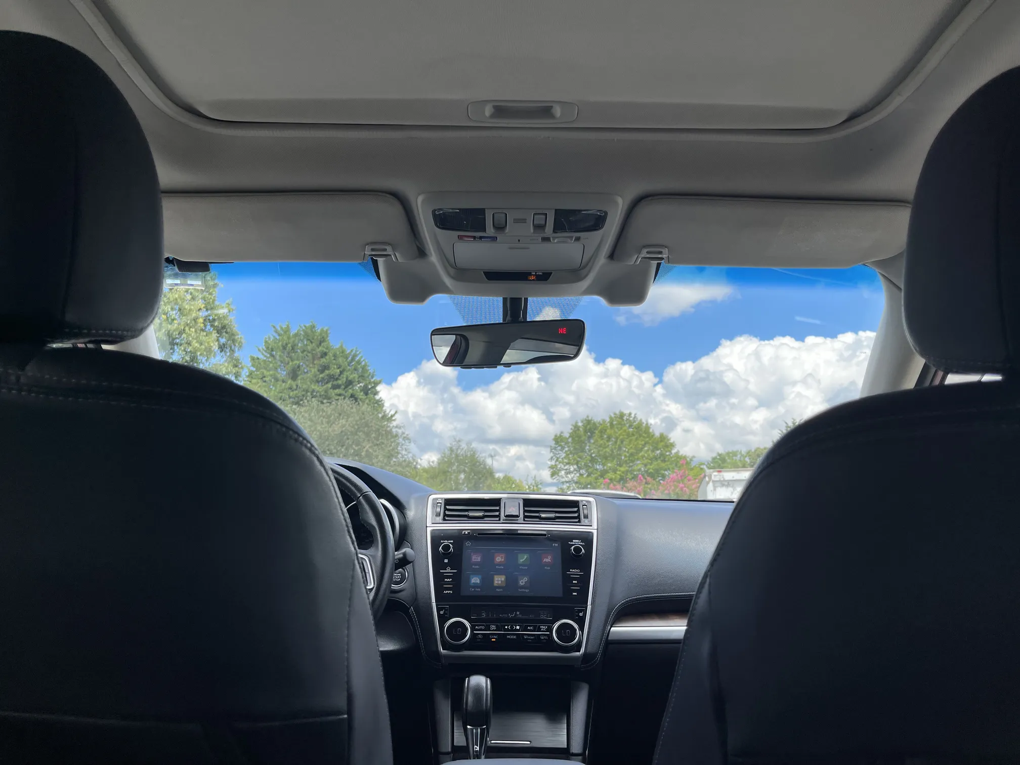 Front entertainment system