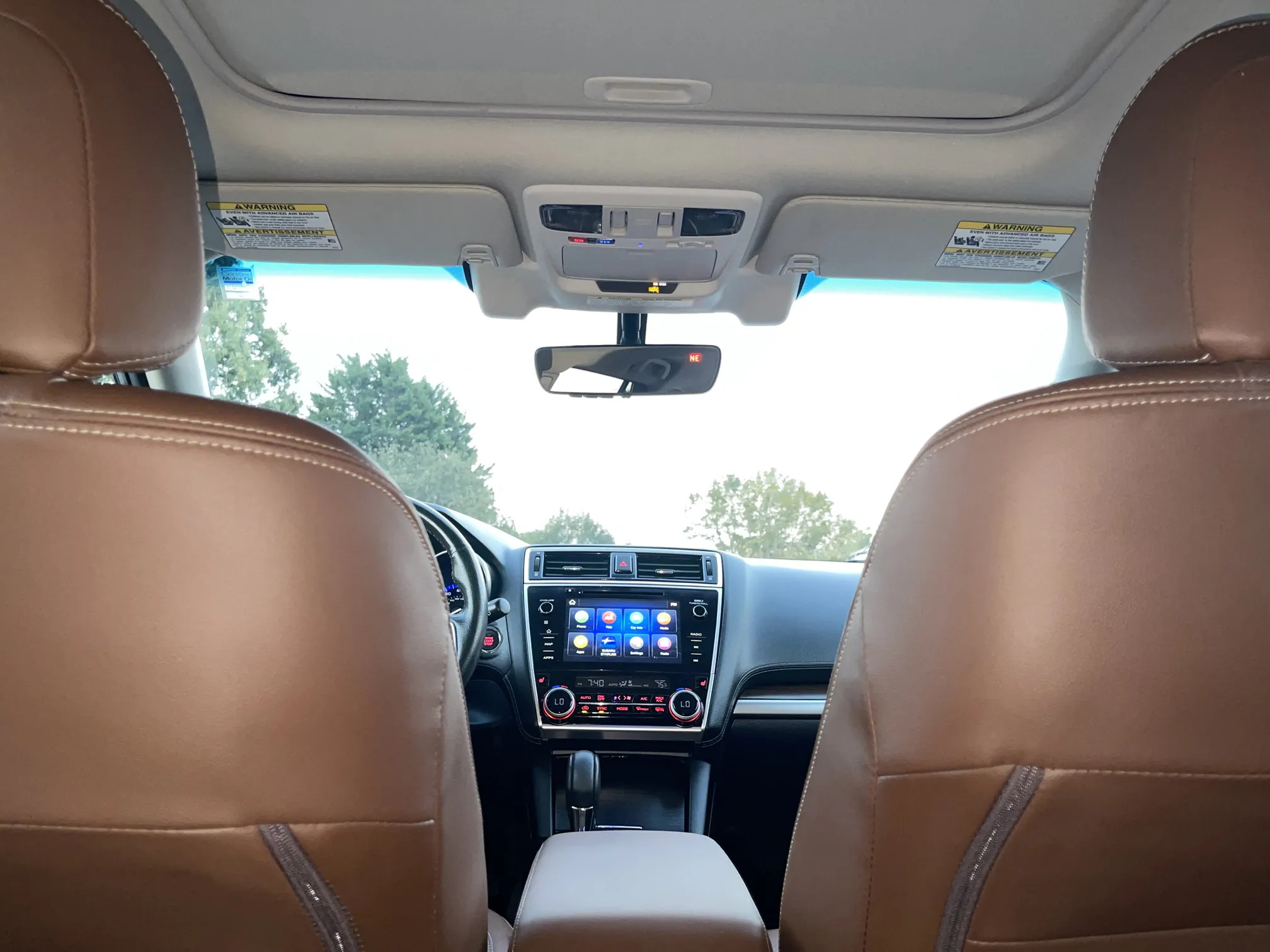 Front entertainment system