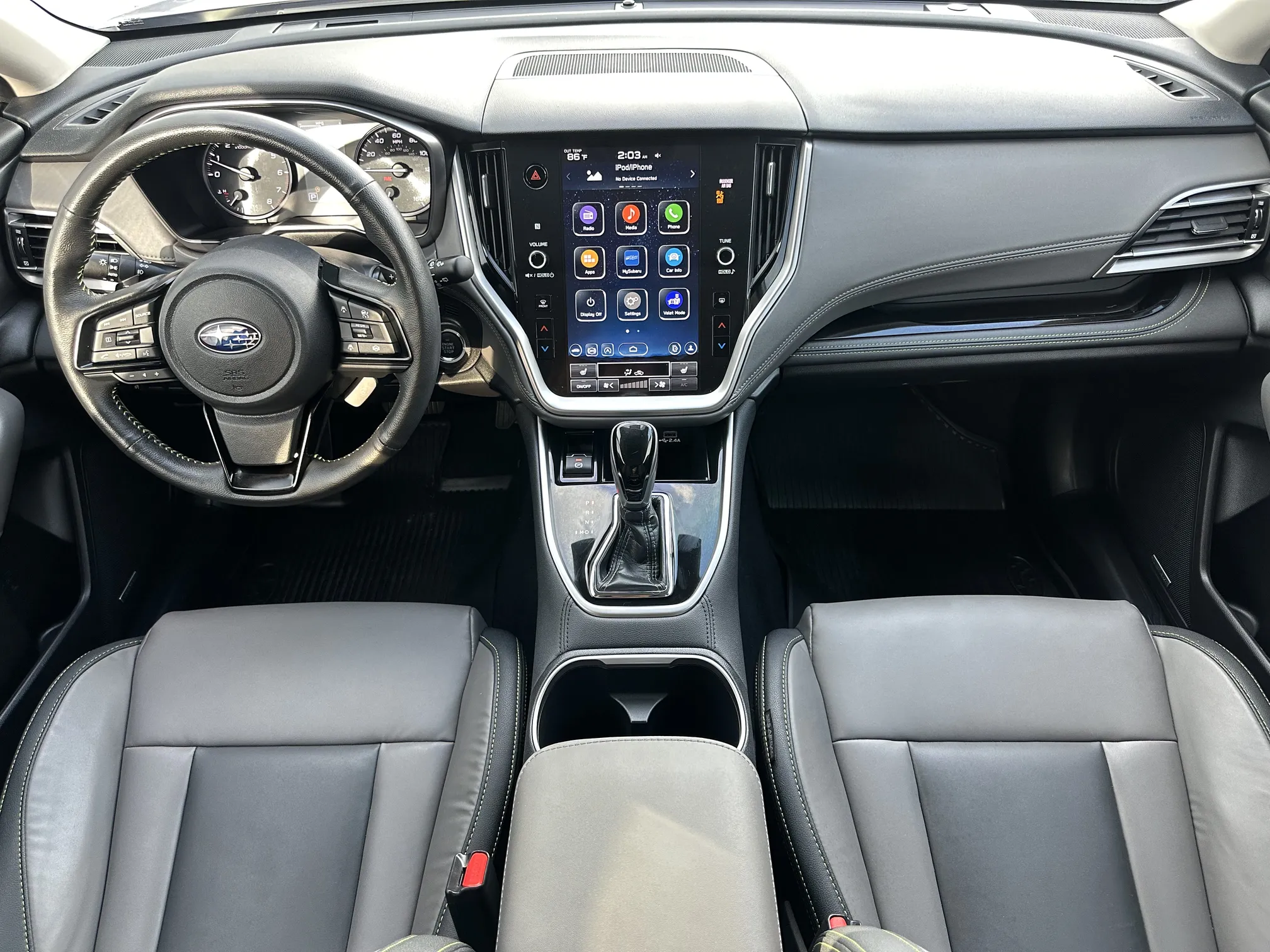 Front entertainment system
