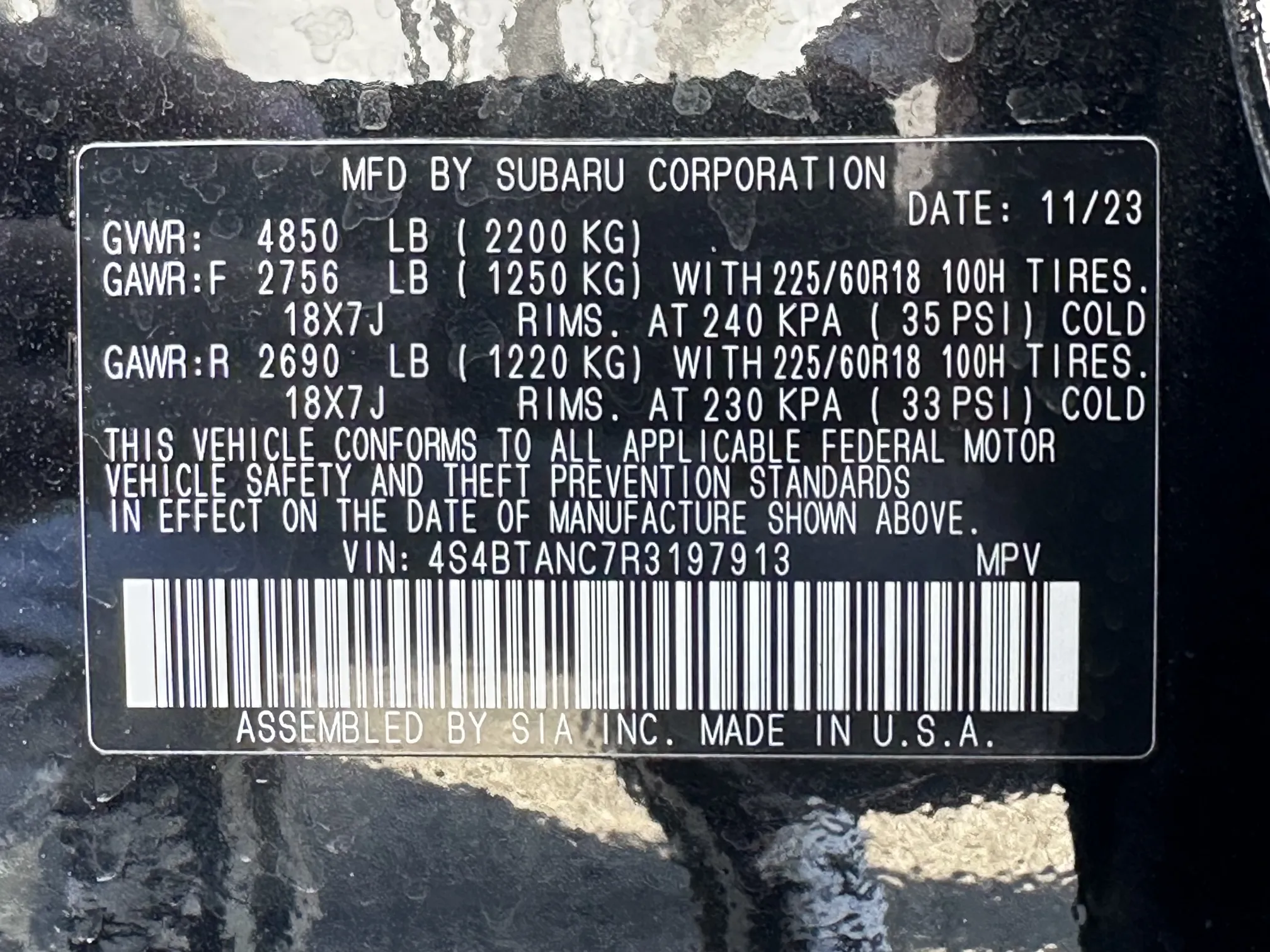 2024 Subaru Outback Limited AWD