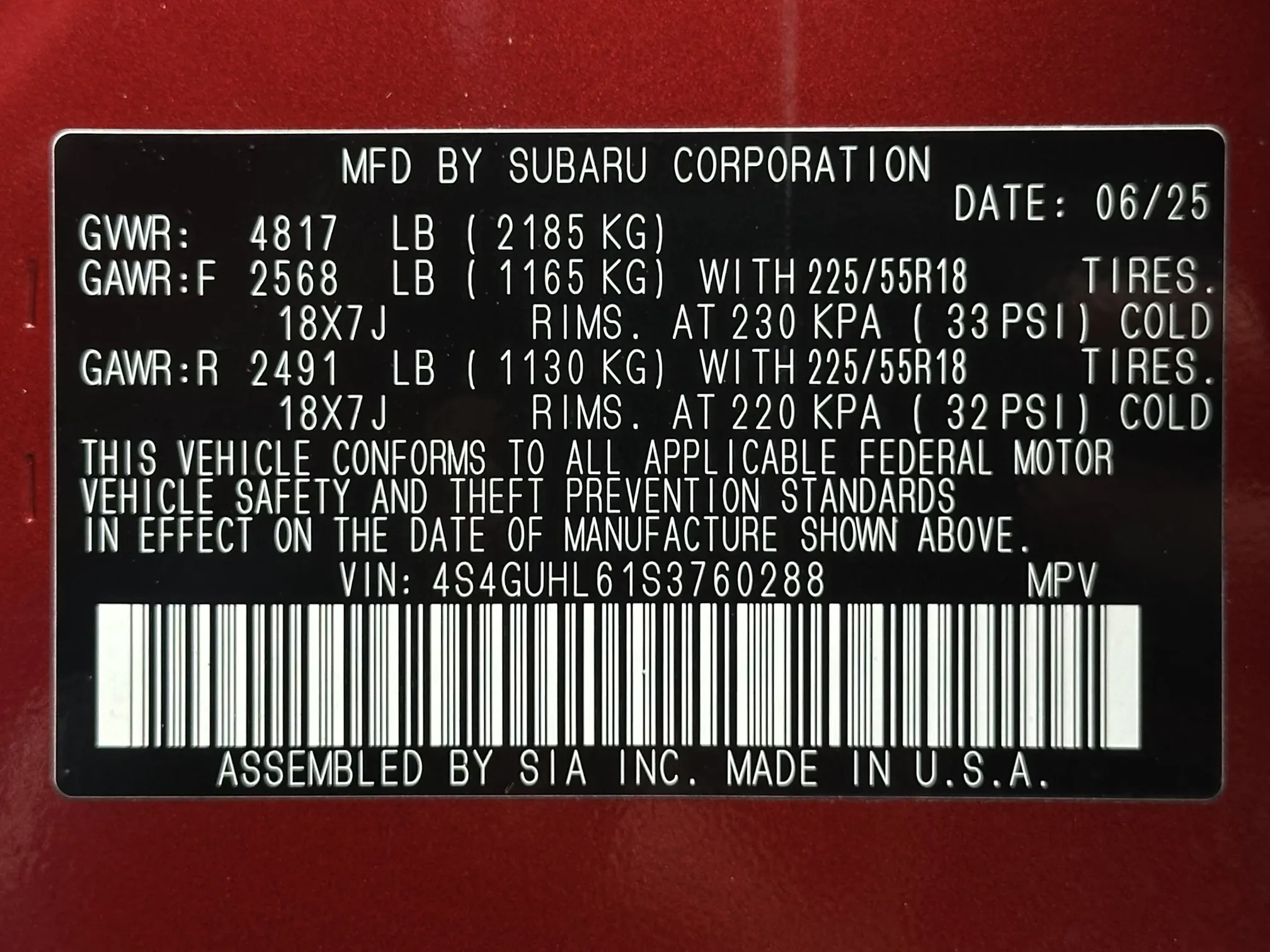 2025 Subaru Crosstrek Limited