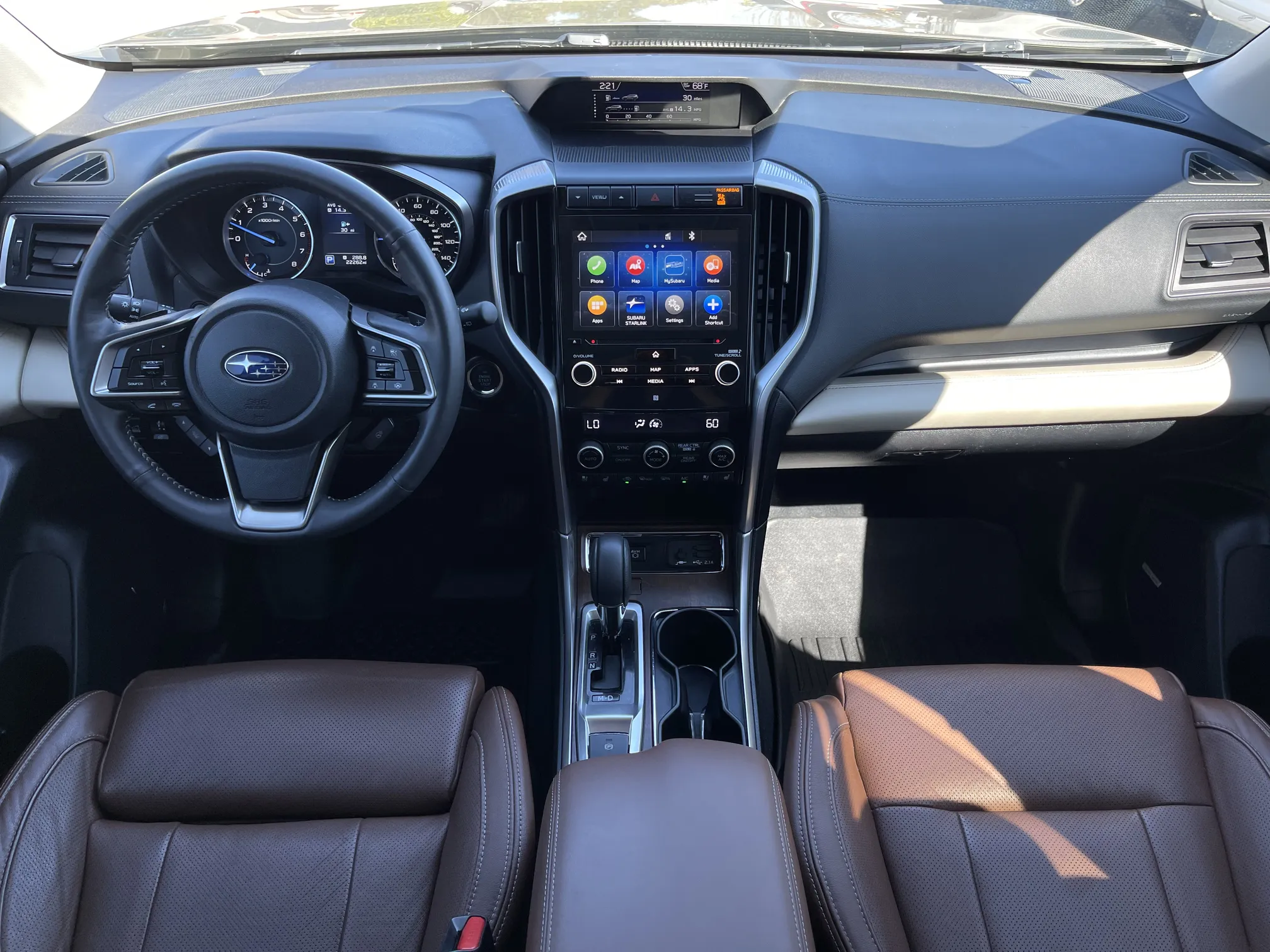 Front entertainment system