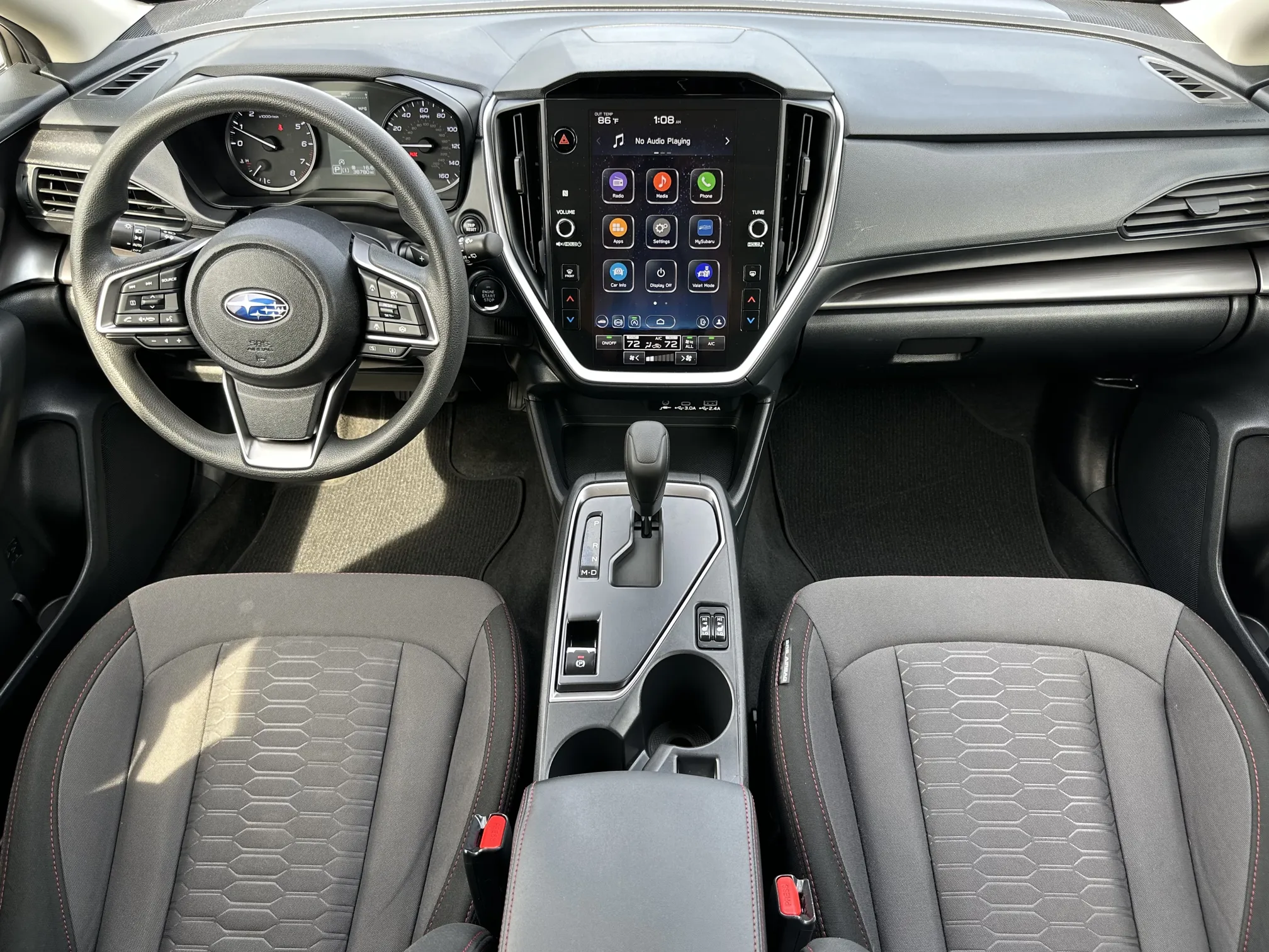 Front entertainment system