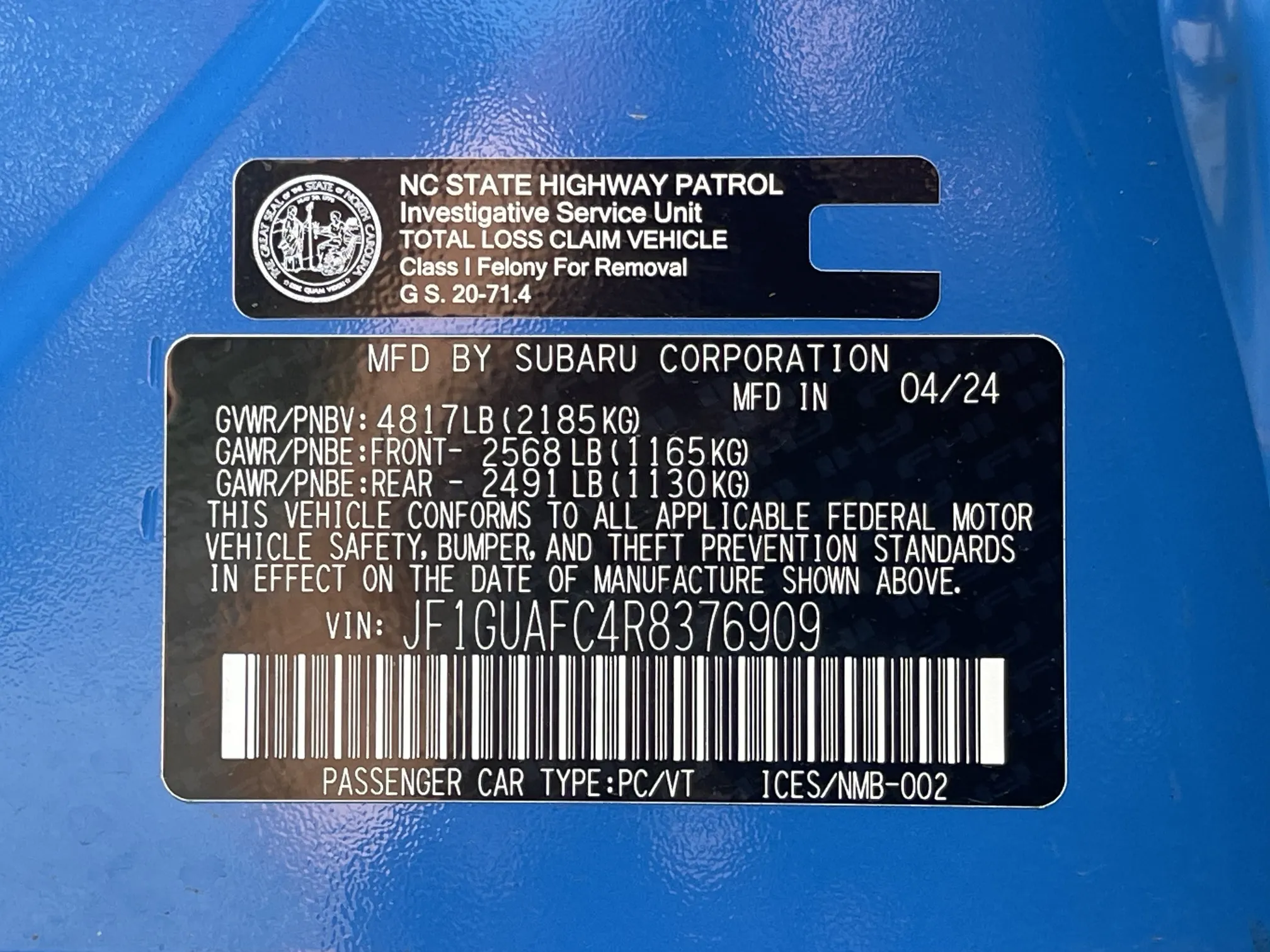 2024 Subaru Impreza Sport