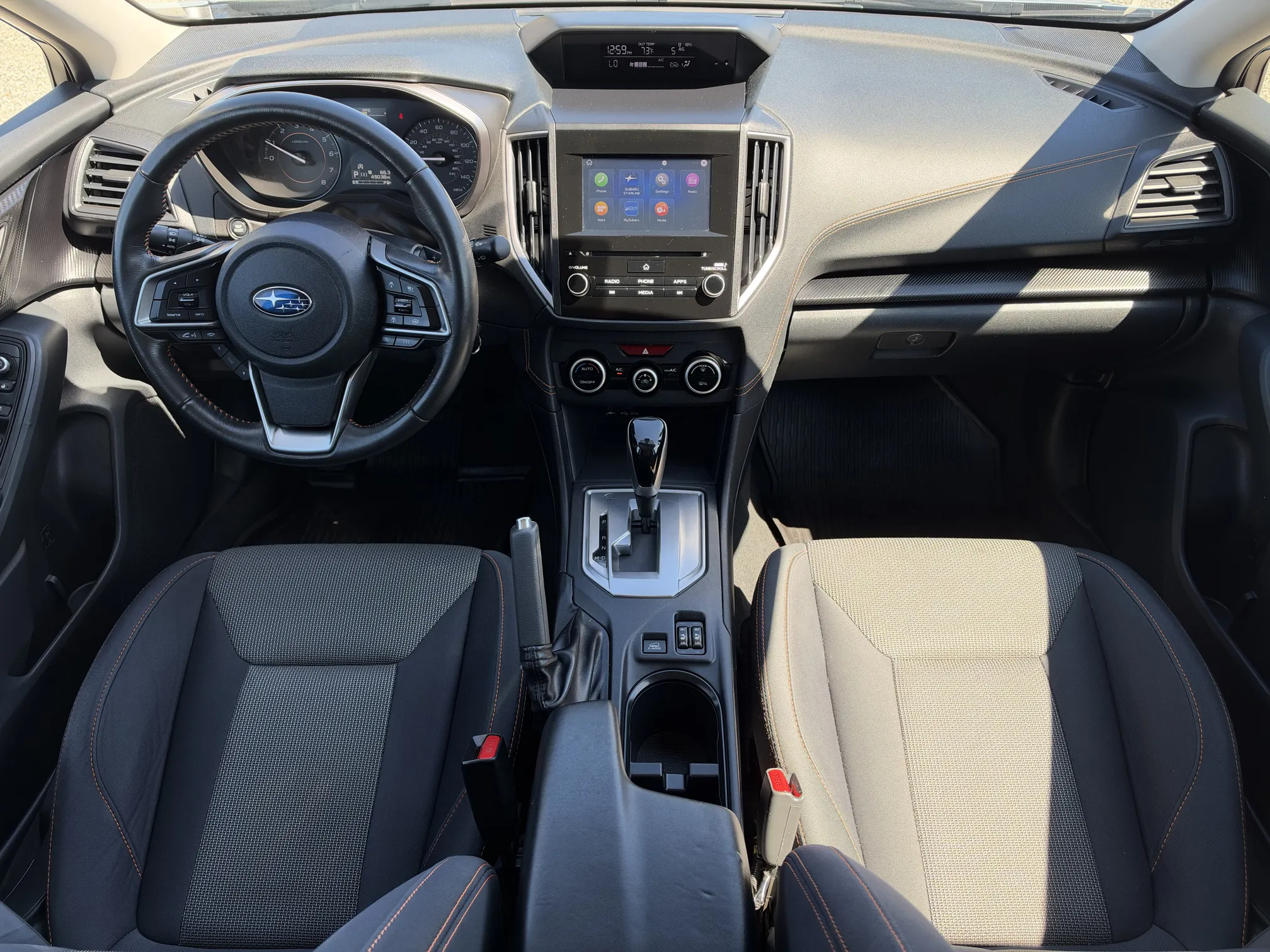 Front entertainment system