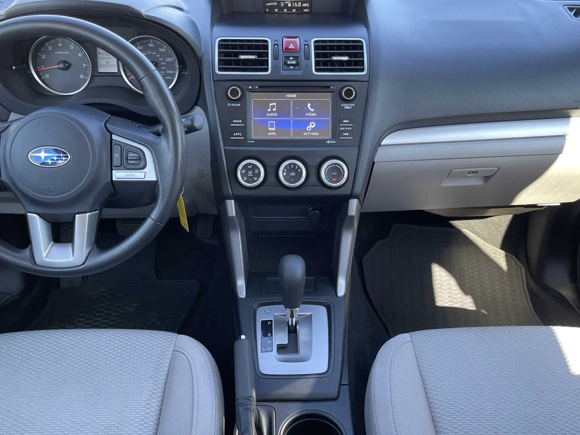 Front entertainment system