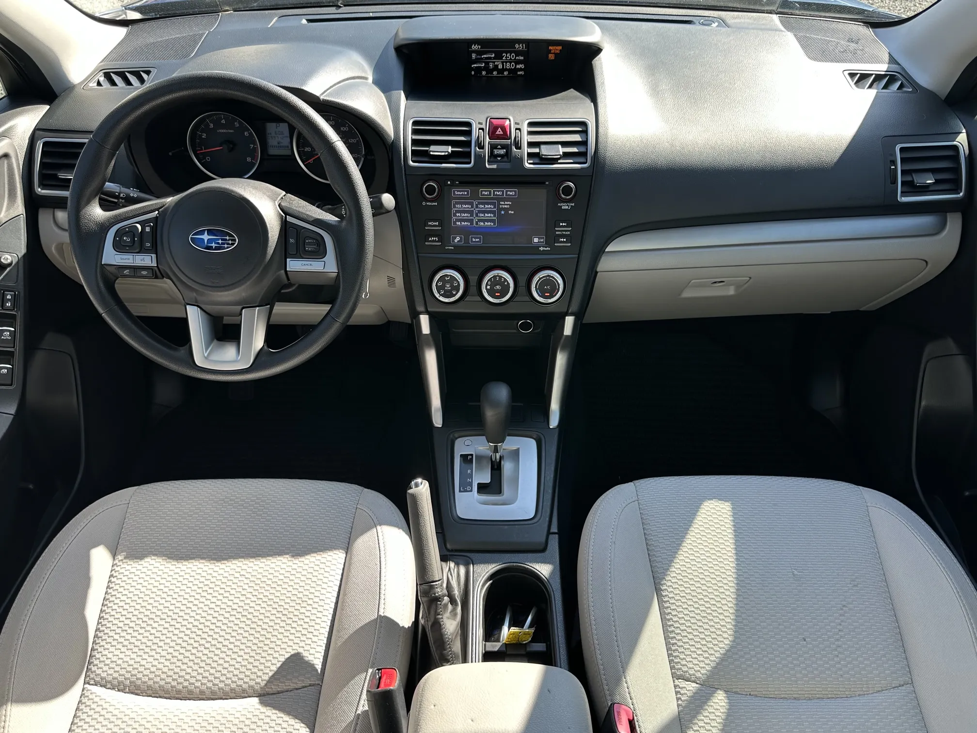 Front entertainment system