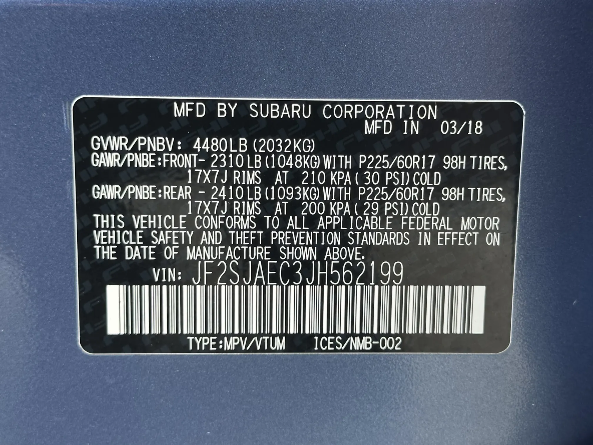 2018 Subaru Forester Premium