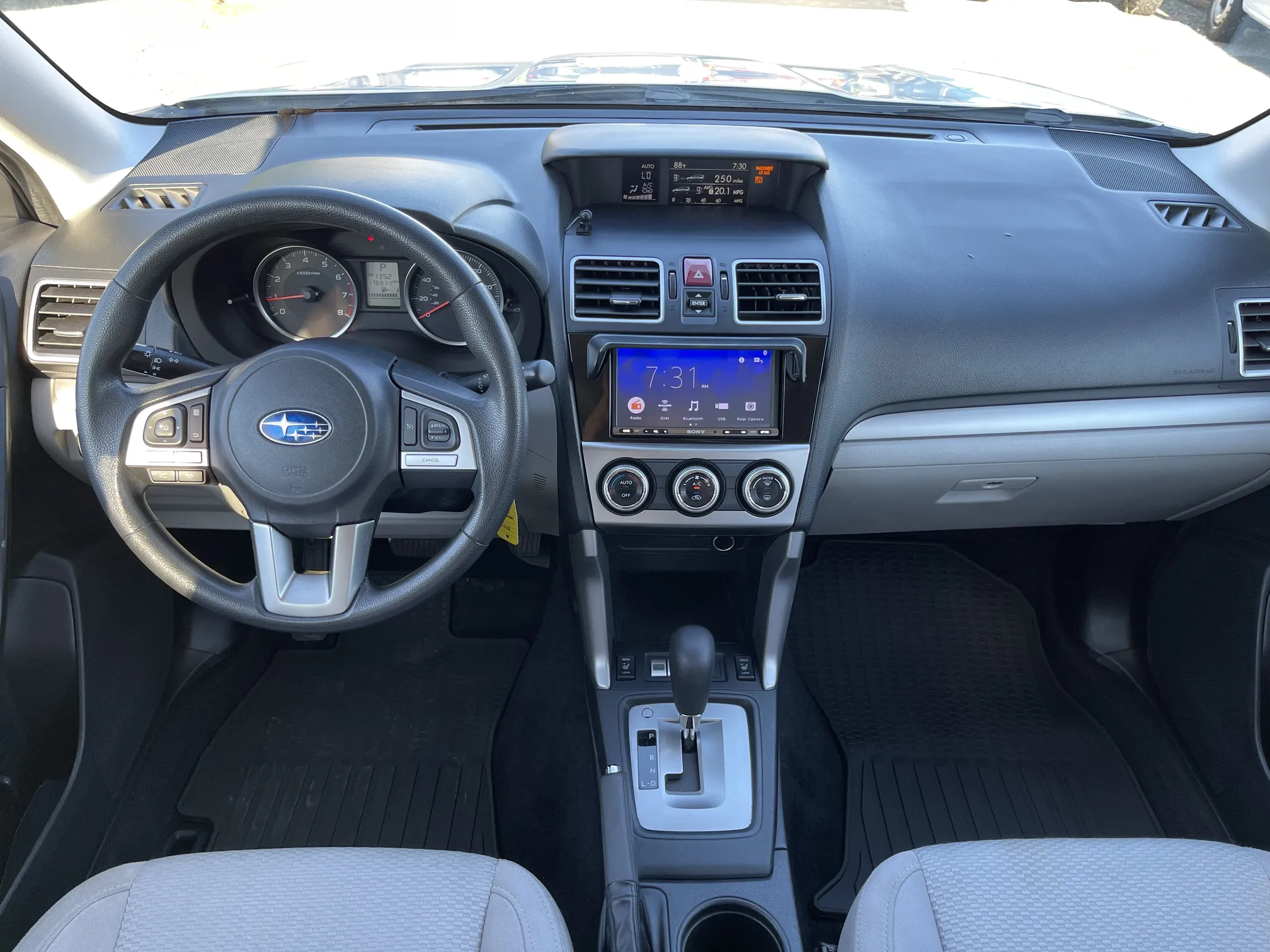 Front entertainment system
