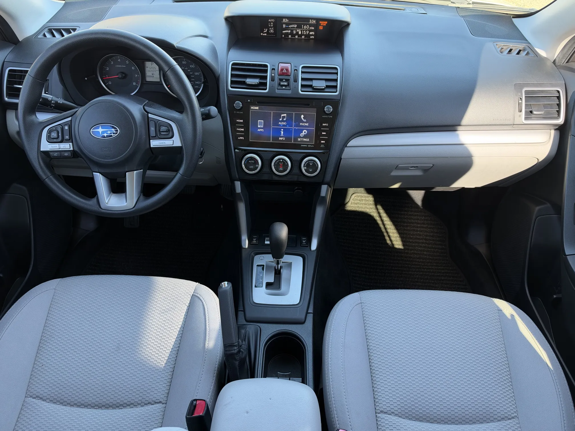 Front entertainment system