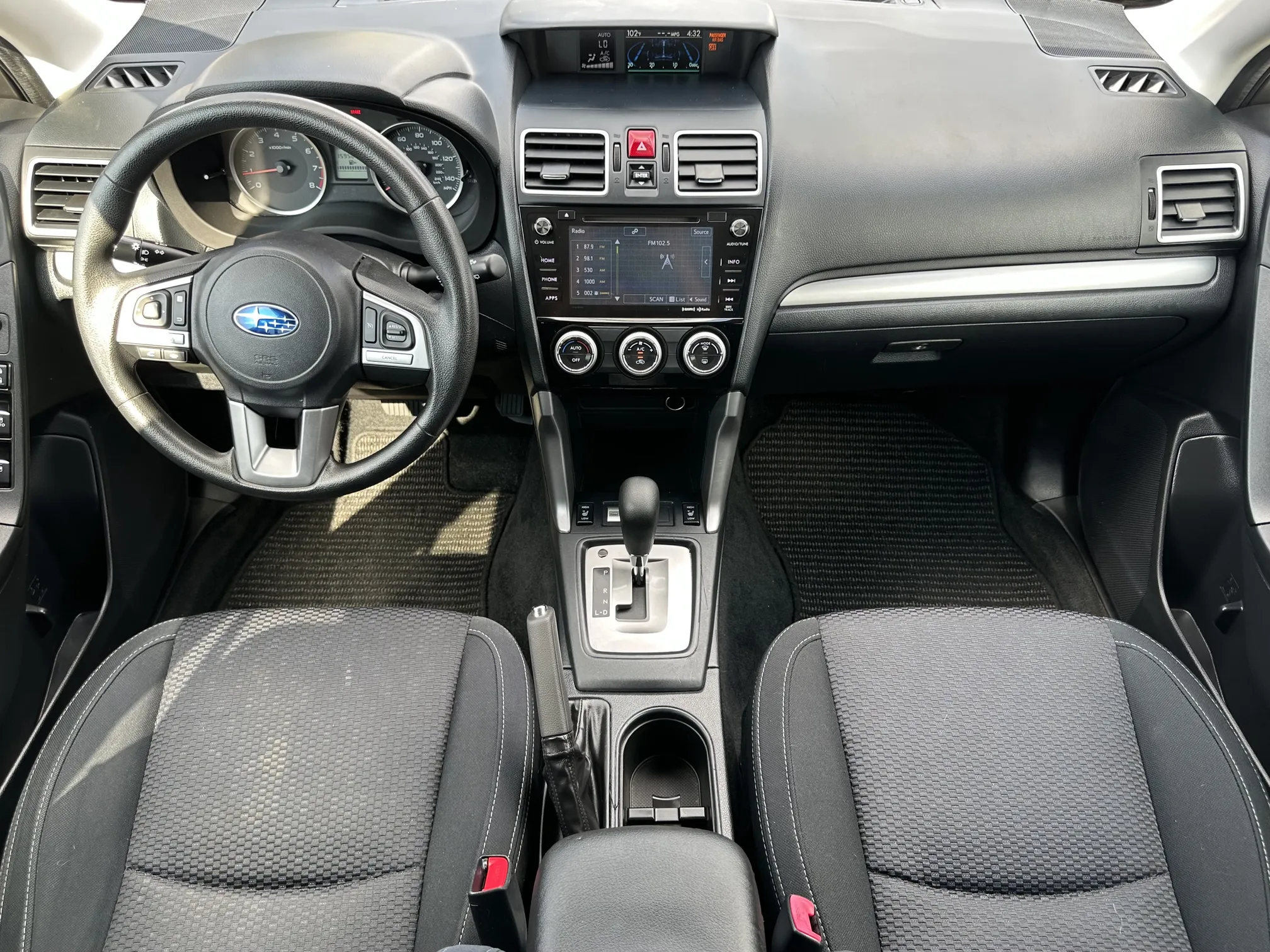 Front entertainment system