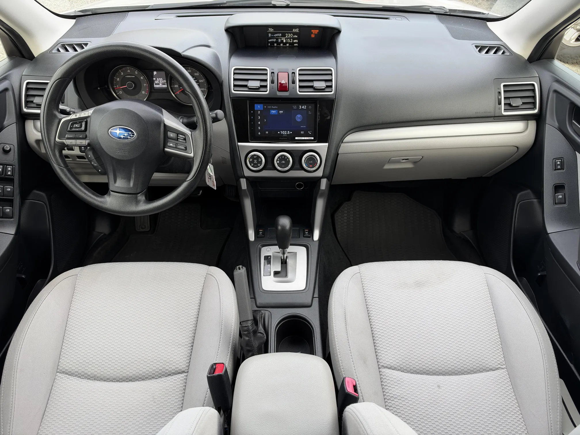 Front entertainment system