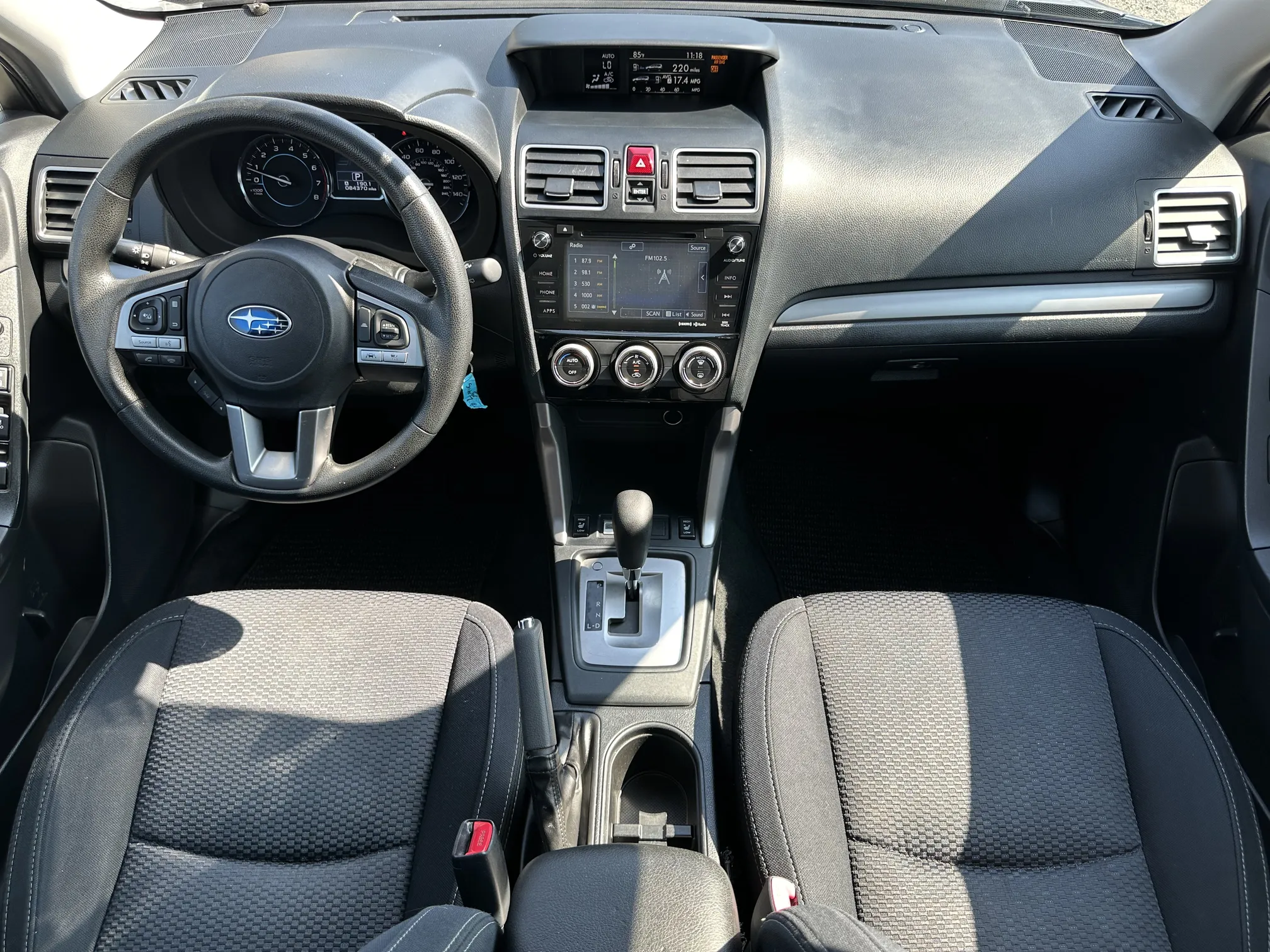 Front entertainment system