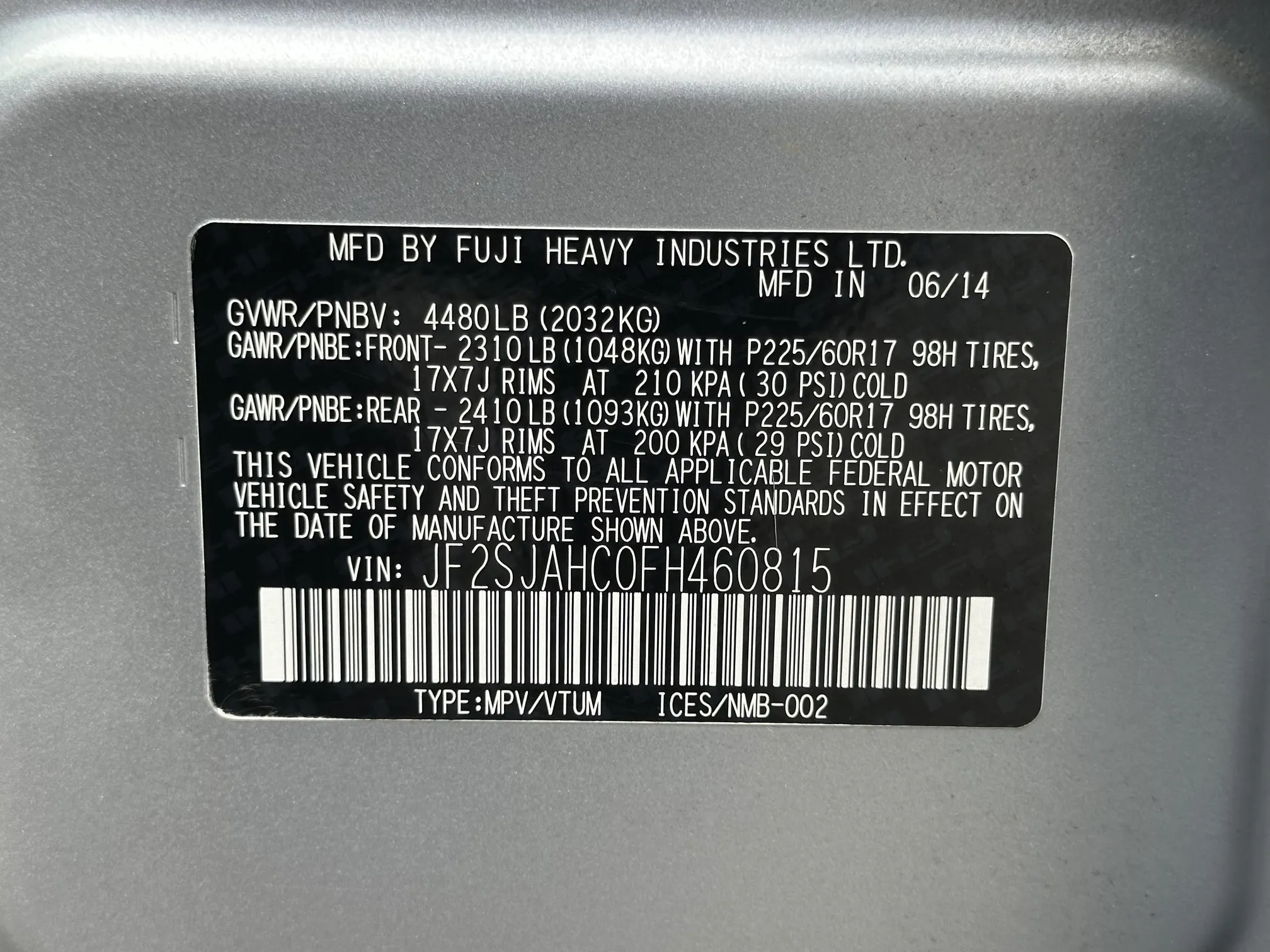 2015 Subaru Forester Limited