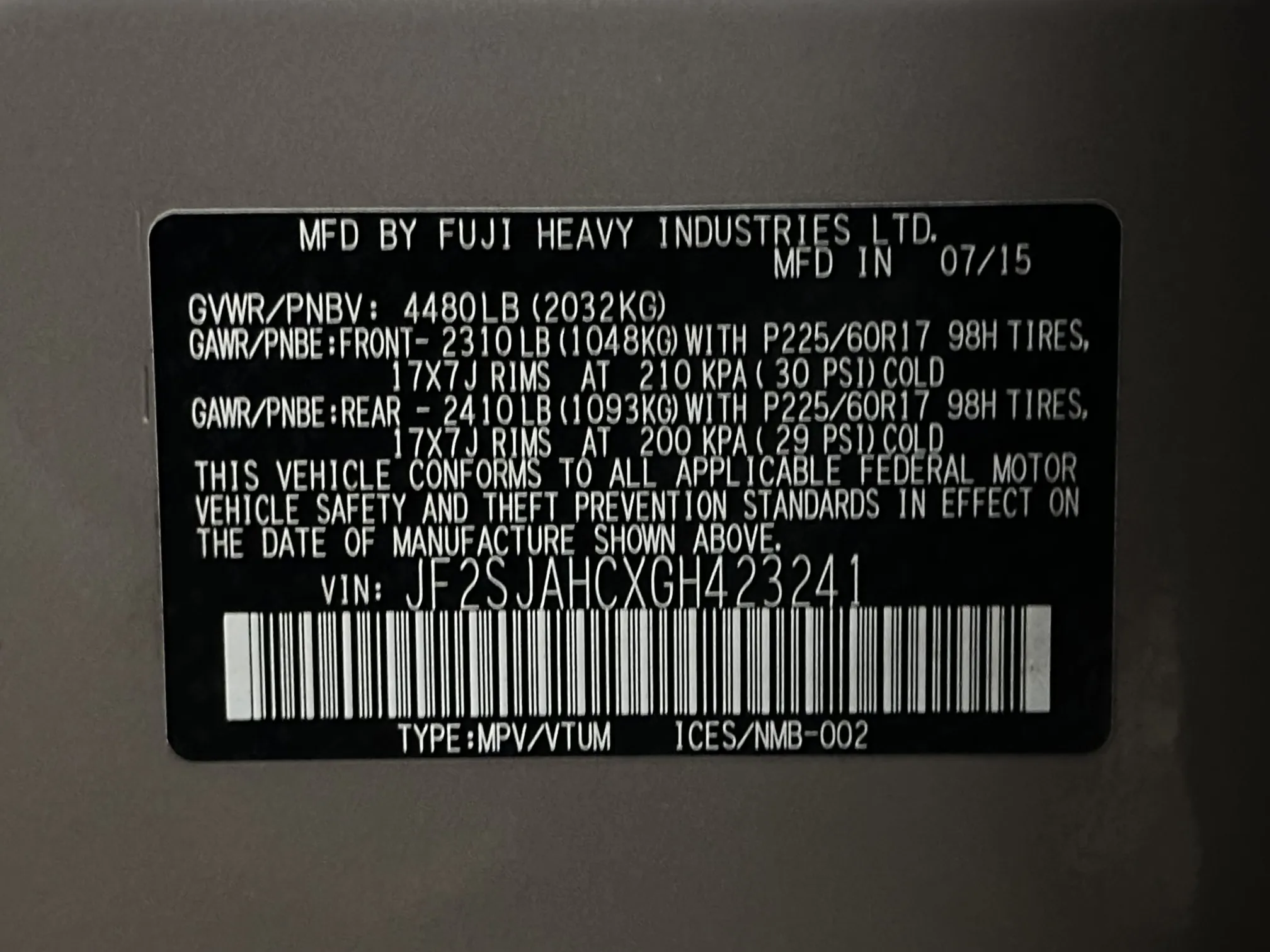 2016 Subaru Forester Limited Clean Title