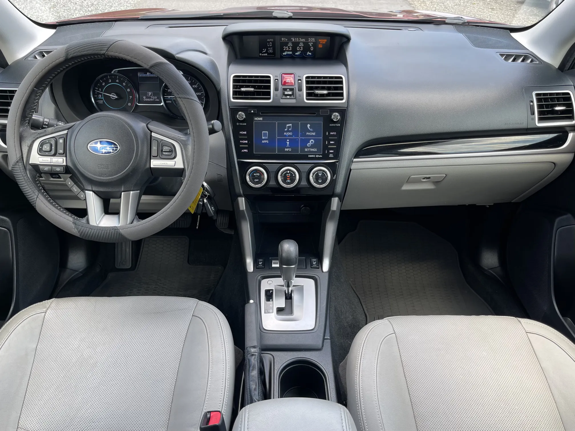 Front entertainment system