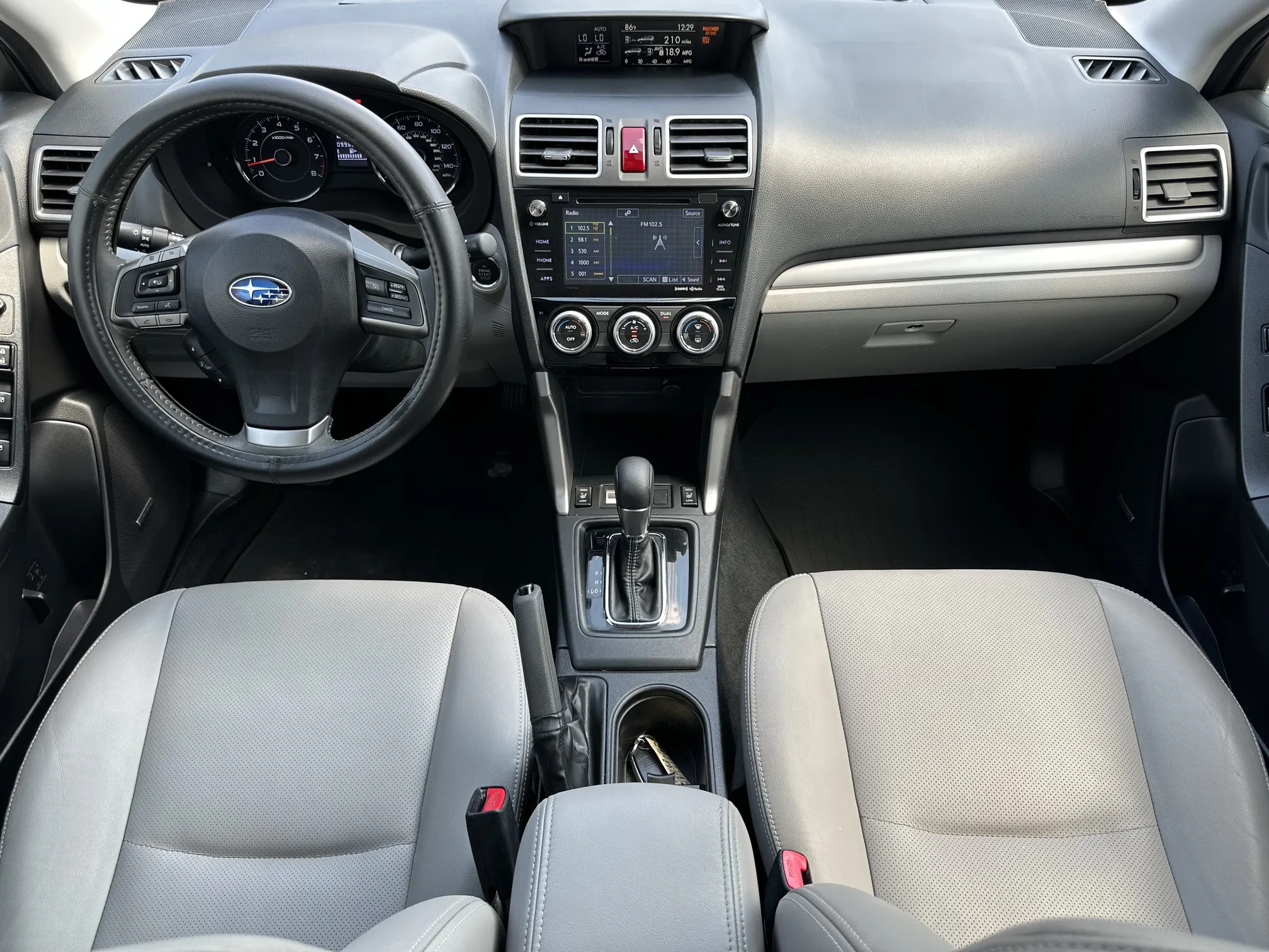Front entertainment system