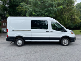 2020 Ford Transit Cargo Van T-250 130″ Med Rf 9070 GVWR AWD / 63K Miles