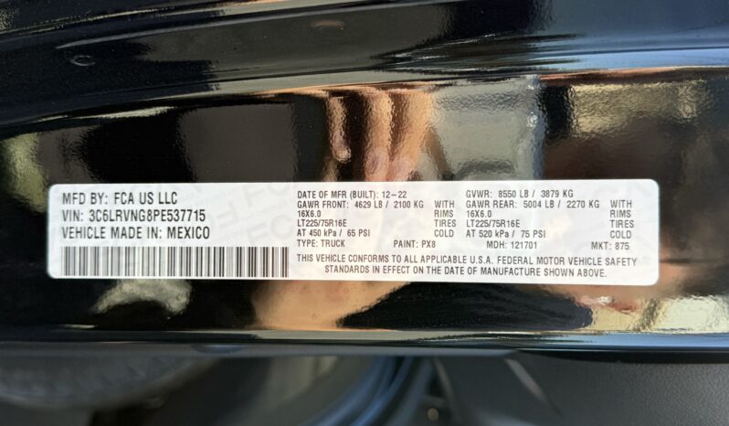 
								2023 Ram ProMaster Cargo Van 1500 Low Roof 118″ WB / 5K Miles full									