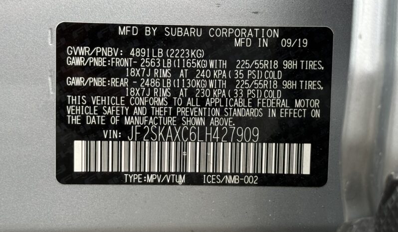 
								2020 Subaru Forester Touring / 40K Miles full									