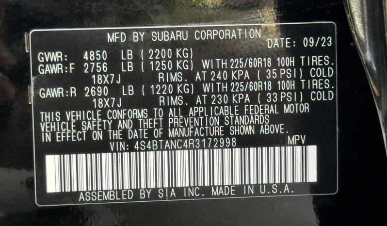 
								2024 Subaru Outback Limited / 23k full									