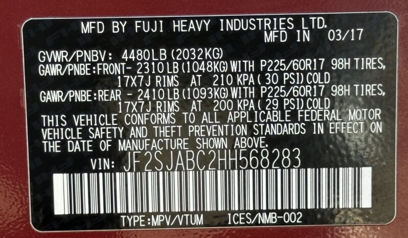 
								2017 Subaru Forester / 57K full									