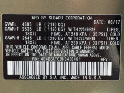 
										2017 Subaru Outback Touring / 12K full									