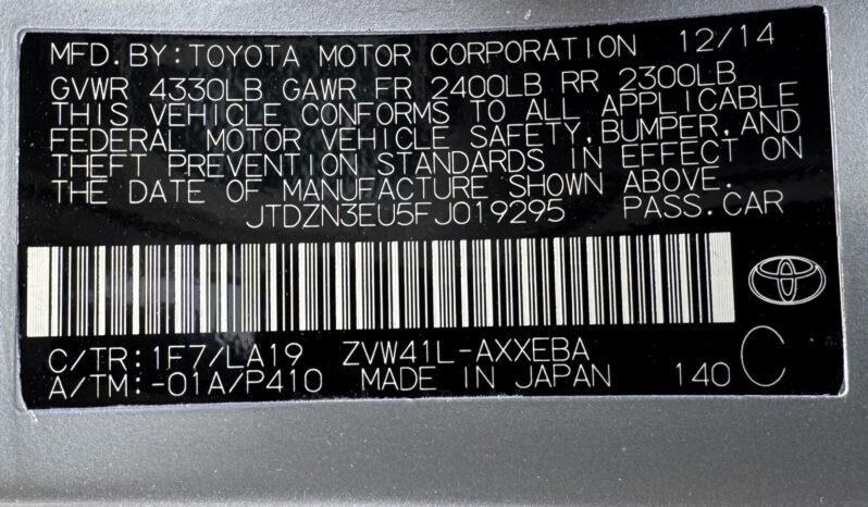 
								2015 Toyota Prius / 38K full									