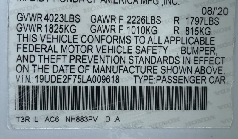 
								2020 Acura ILX Premium / 23K full									