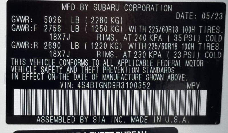 
								2024 Subaru Outback Limited XT / 8k full									