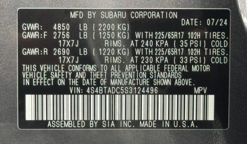 
								2025 Subaru Outback Premium / 4K full									