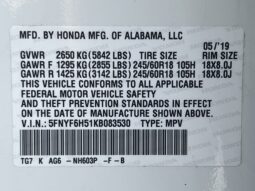 
										2019 Honda Pilot EX-L / 65k full									